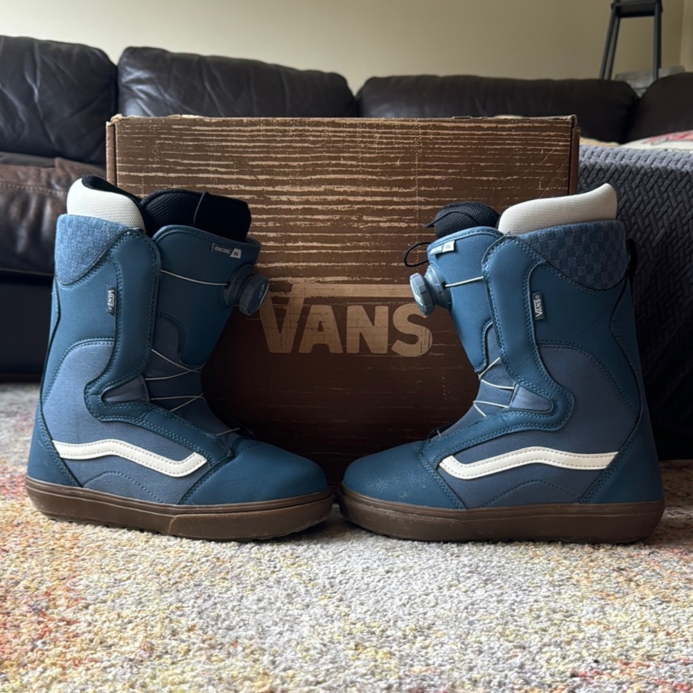 Vans Blue Snowboard Boots